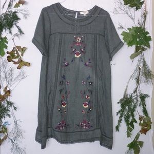 Umgee Embroidered Dress